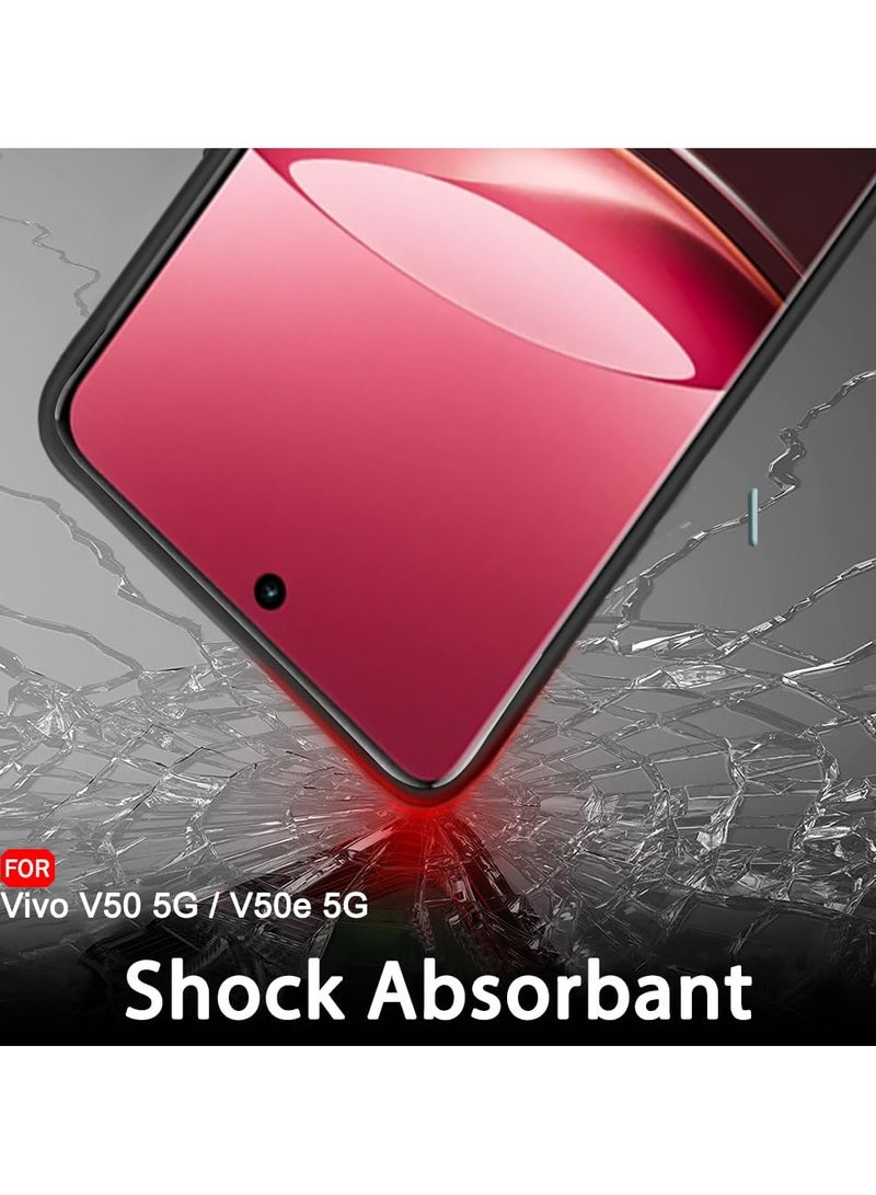 غطاء خلفي لهاتف Vivo V50 5G بتصميم رفيع وواقي بلمسة نهائية غير لامعة، حماية للكاميرا، لهاتف Vivo V50 - Image 4