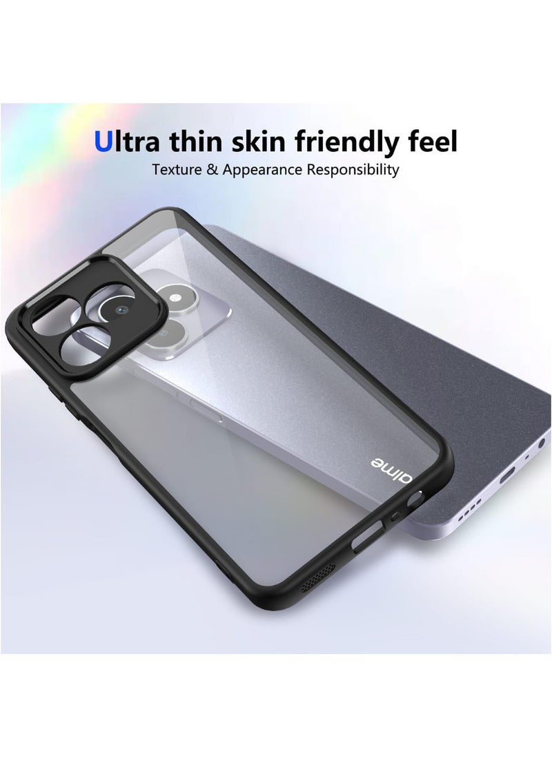 ماركة غير محددة - جراب لهاتف Realme C53/C51/Note 50، جراب واقٍ شفاف من مادة TPU الناعمة، جراب صلب من مادة البولي كربونات مقاوم للخدش والصدمات لهاتف Realme C53 - Image 1