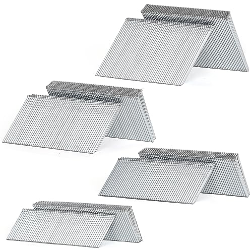 HW HAMWOO 16 Gauge Angled Finish Nails, 20-Degree, 2000-Pack (2-1/2", 2", 1-1/2", 1-1/4" 500 Per Sizes), Galvanized Assorted Size Project Pack, for Pneumatic, Electric Angled Finish Nailer - Image 1