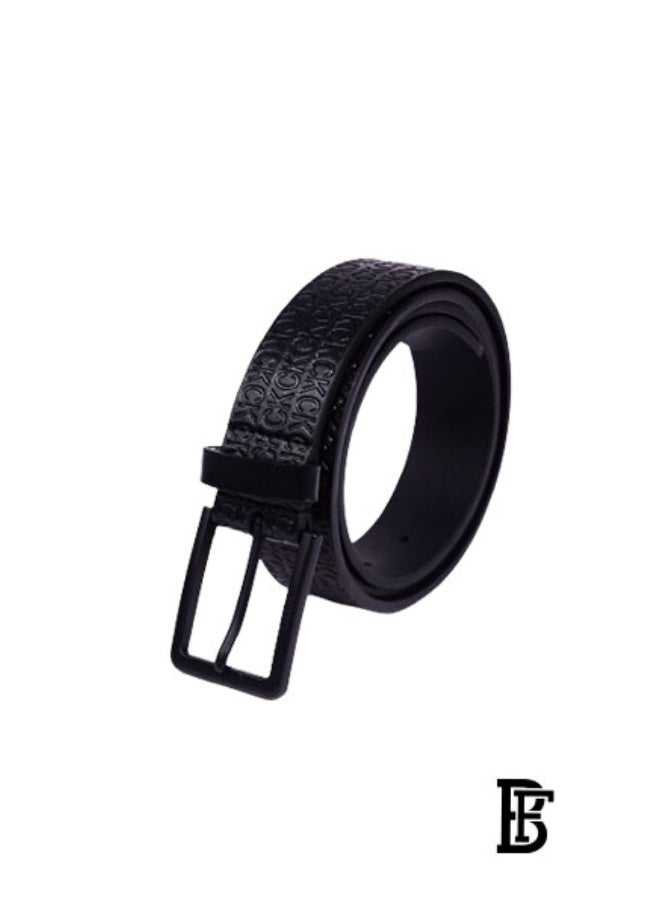 Calvin Klein Jeans Calvin Klein Genuine Leather Black Men's Belt CKB2.2 - Image 2