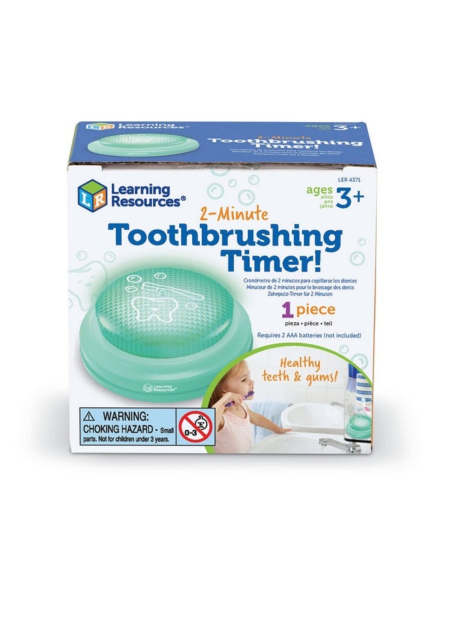Learning Resources 2-Minute Toothbrushing Timer - Age 3+ Helps Kids Dental Health, Toddler Timer Bathroom - Image 5