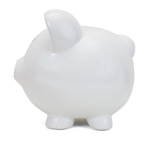 Child to Cherish Ceramic Piggy Bank, White - Image 4