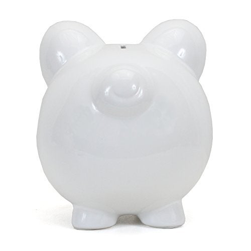 Child to Cherish Ceramic Piggy Bank, White - Image 3