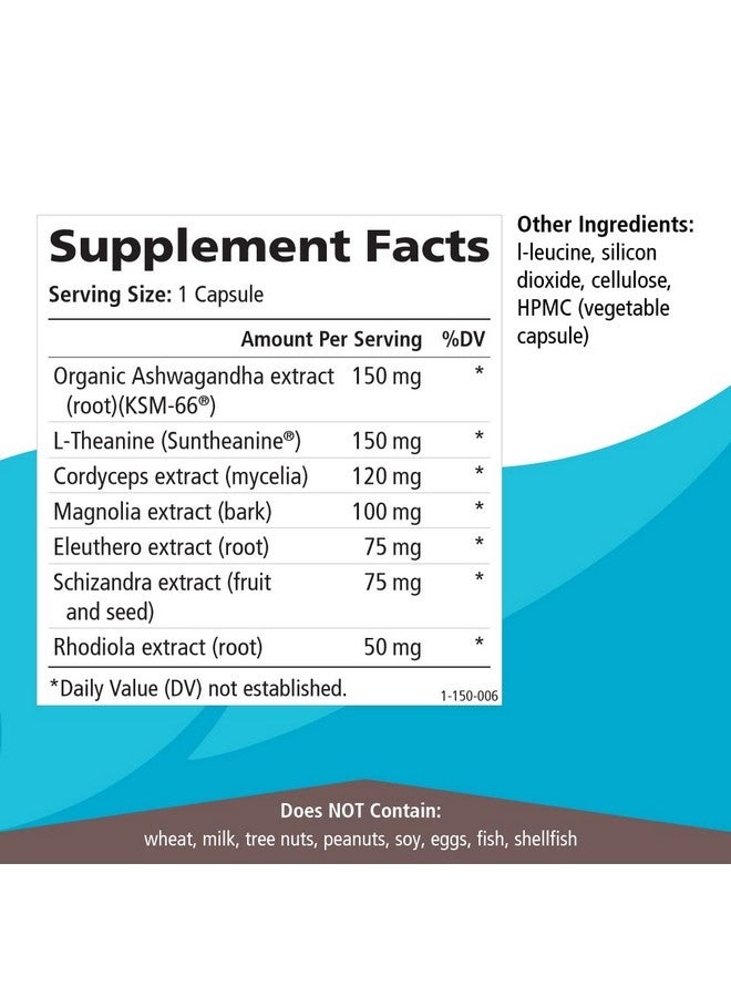 PURE ESSENCE LABS Calm Essence - Natural Sleeping Aid and Anti Stress Supplement for Adults - Calming Stress Relief (30 Capsules) - Image 3