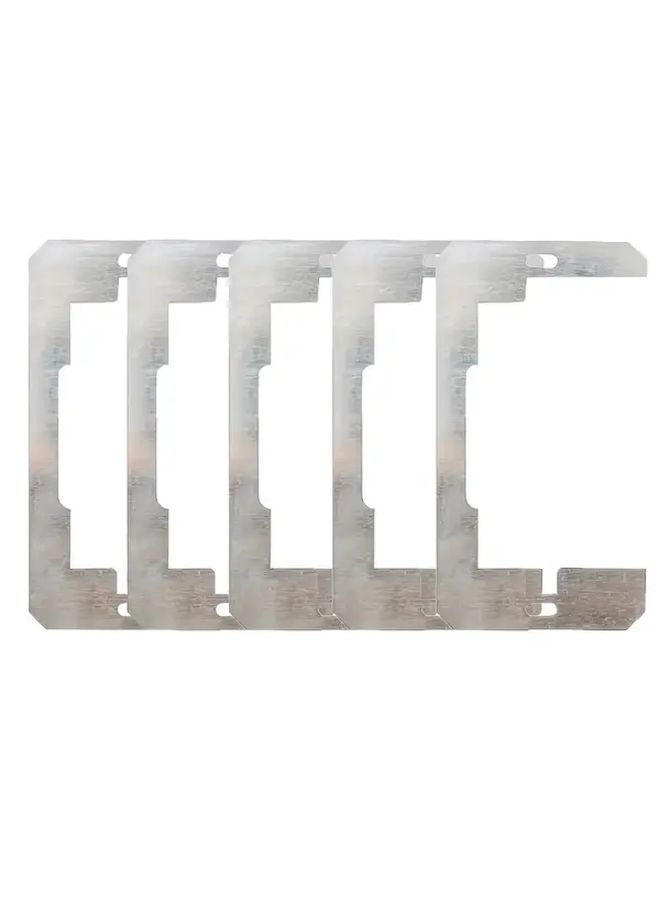 5pcs Self Leveling Socket Spacer Metal Waterproof Rustproof For Uneven Surfaces - Image 1
