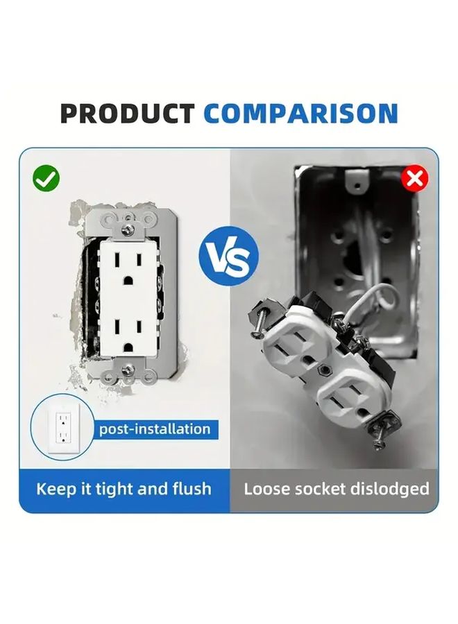 5pcs Self Leveling Socket Spacer Metal Waterproof Rustproof For Uneven Surfaces - Image 4