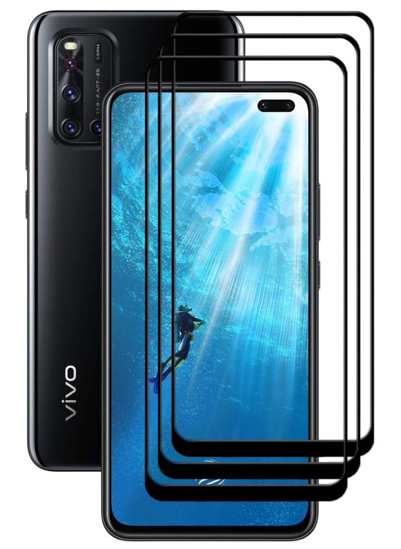 ACLIX 3 Pieces Antistatic ESD Dustproof Premium Quality High Definition Tempered Glass Screen Protector Designed For vivo V19 - Image 1