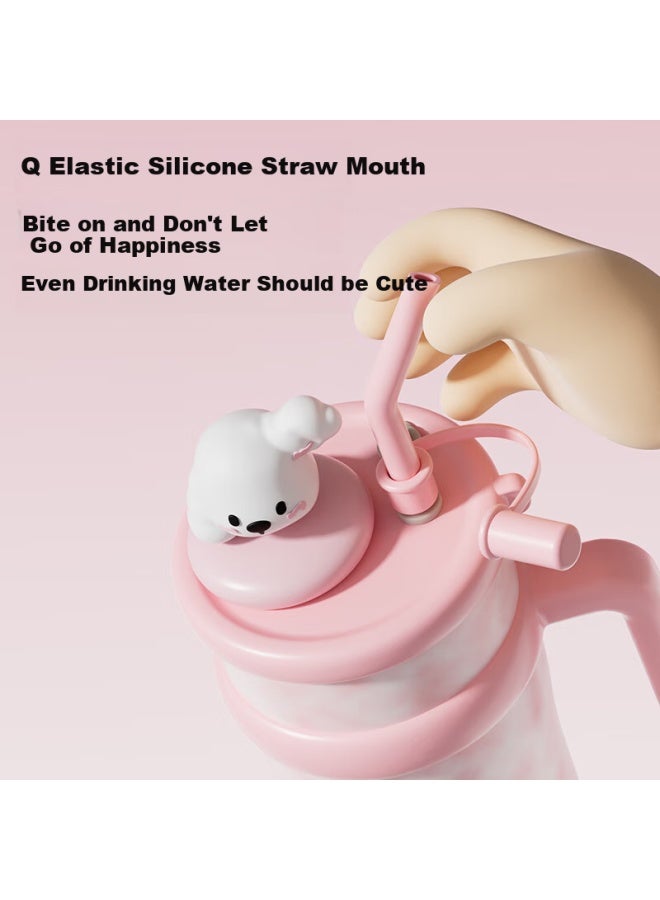 Costa Jumbo Insulated Cup For Men And Women, Stainless Steel Straw Cup With High Appearance Value - Image 4