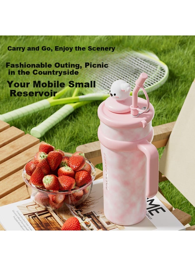 Costa Jumbo Insulated Cup For Men And Women, Stainless Steel Straw Cup With High Appearance Value - Image 1