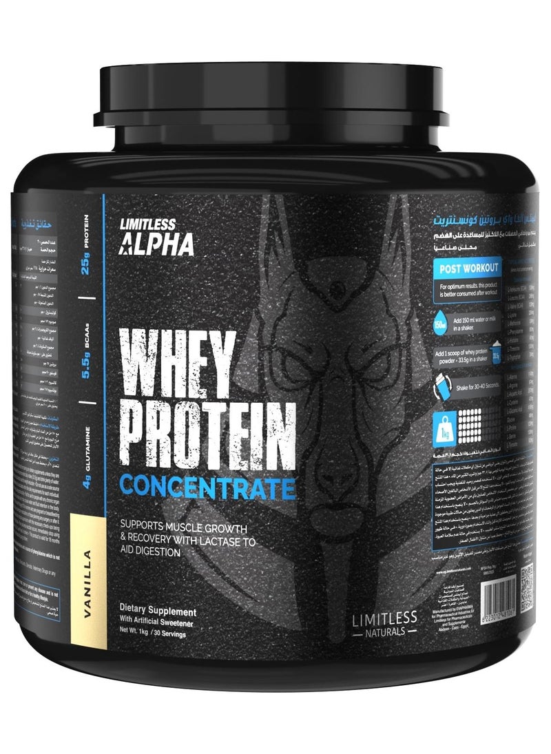 Alpha Whey Protein Concentrate - Vanilla