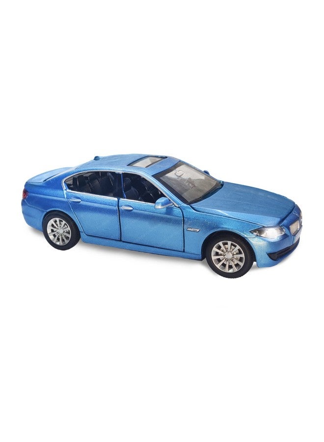 فنبلاست سيارة معدنية من فن بلاست للأطفال - نموذج سيارة لعبة مصبوب بمقياس 1:32، سيارة لعبة سحب للخلف للأطفال، سيارة معدنية بقوة احتكاك للأولاد مع تأثيرات صوتية وإضاءة، سيارة لعبة مصغرة للأطفال (أزرق) - Image 1