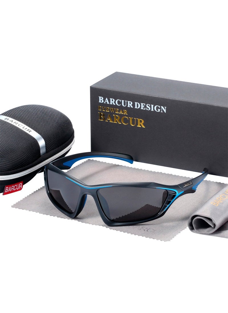 Barcur Mantovani Made in America High Quality UV400 Polarized Men's and Women's Sunglasses - Cycling Glasses  - Image 1