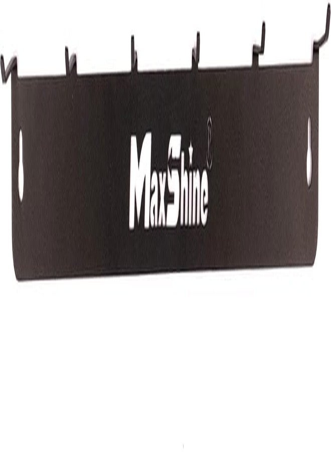 Maxshine Universal Detailing Brush Hanger - 6 Organizer Hooks, Lightweight Wall-Mounted Design for Auto Detailing Supplies, Ideal for Garage & Mobile Use (Logo, 2, Count) - Image 5