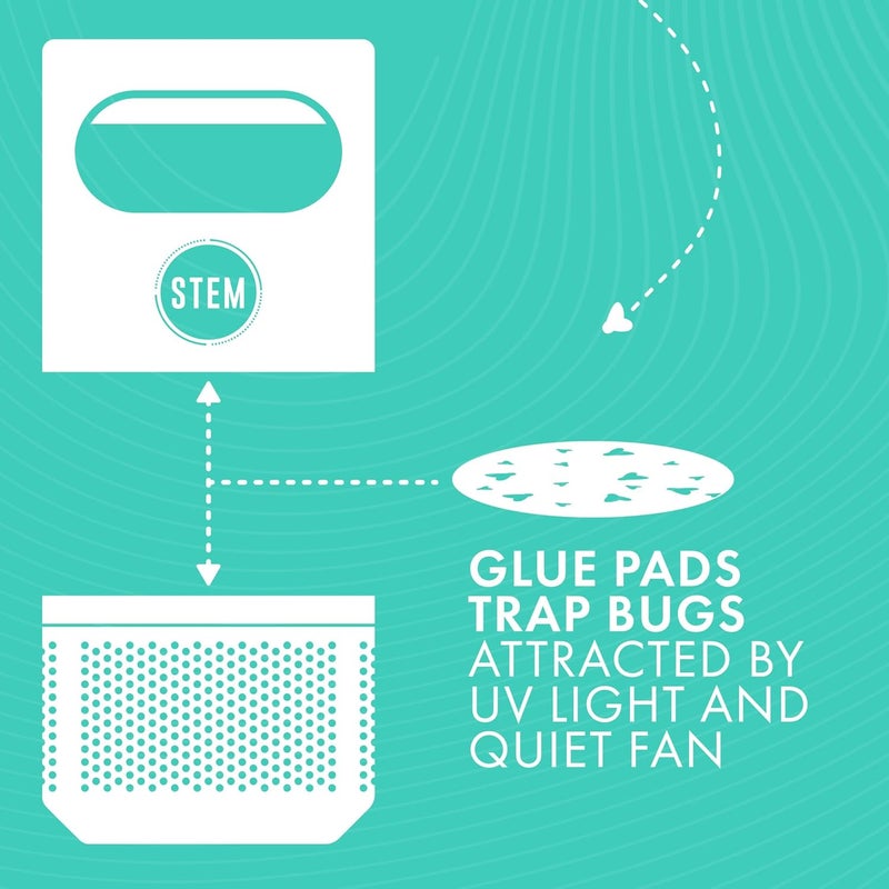 STEM STEM Glue Trap Rell Pads for STEM Flying Insect Fan Trap Device 5 Count - Image 2