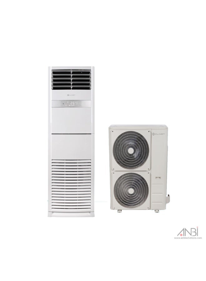 CLIVET مكيف هواء سبليت 4 طن بتصريف جانبي مع ضاغط حلزوني (CFT4GA-48CRN1-RC1W + COT4DUL-48CN1-RC1W)، تبريد فقط، غاز تبريد R410A، تحكم تشغيل/إيقاف - Image 1