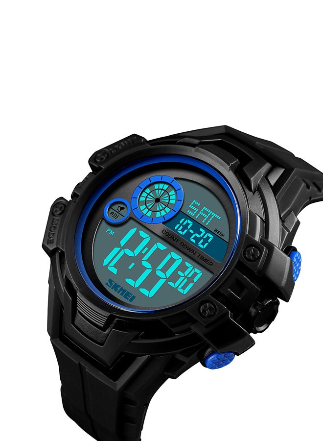 Men's PU Analog+Digital Electronic Wrist Watch 1446 - Image 3