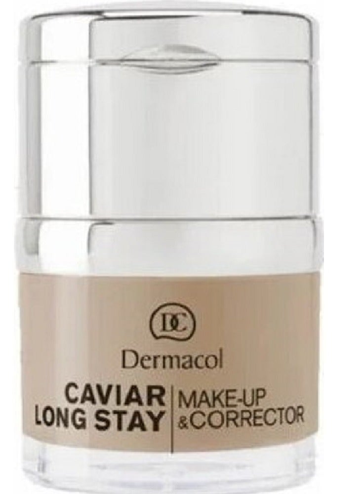 Dermacol Caviar Long Stay Make-Up and Corrector 04 Tan 30ml - Image 1