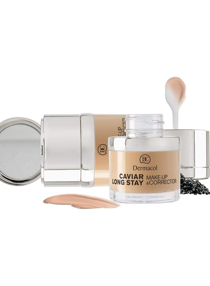 Dermacol Caviar Long Stay Make-Up and Corrector 04 Tan 30ml - Image 3