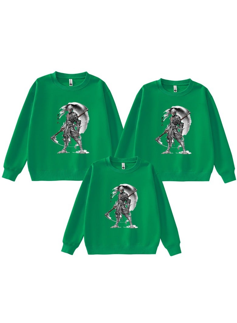 MQD Black Myth Wukong Printed Parent Child Hoodie 