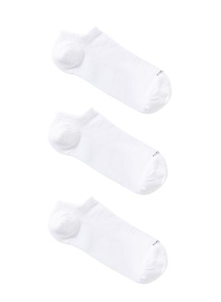 Cottonil Pack of 3 Unisex Mini Socket Socks - White