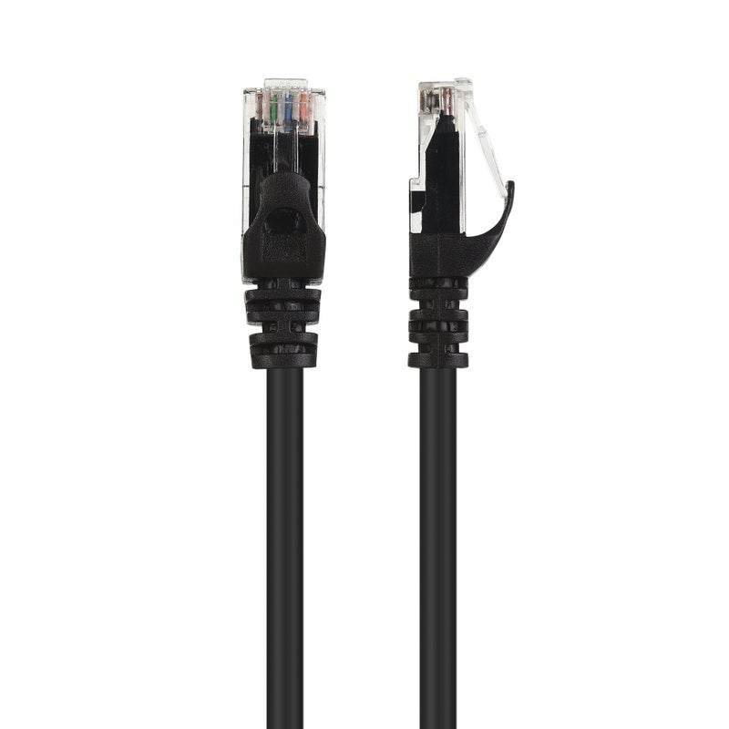 Cable Matters 8-Pack Snagless Cat 5e Ethernet Cable - 7ft, Gigabit Cat5e Cable, Cat5e Ethernet Cord, Black - Image 5