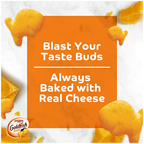 Goldfish Flavor Blasted Cheddar Jack'd Crackers, Snack Crackers, 6.6 oz bag - Image 2