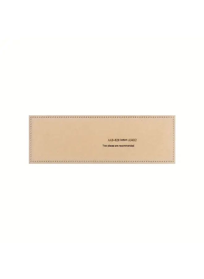 1 Set DIY Leather Craft Handbag Wallet Organizer Kraft Paper Template With Sewing Holes - Image 3