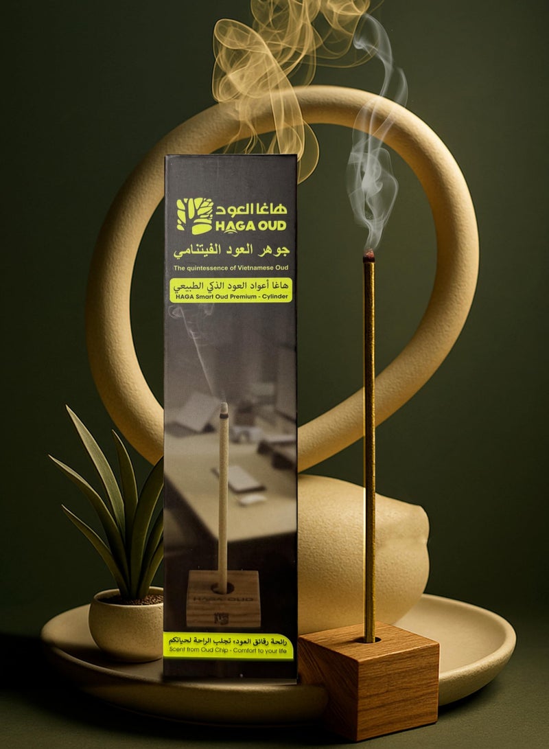 Haga Oud Vietnam Agarwood Incense Sticks SOY1s – 16cm (6mm) – Pack of 3 (48 Sticks Total) – Premium Natural – Long-Lasting Oud Fragrance for Home, Office & Gift Use - Image 2