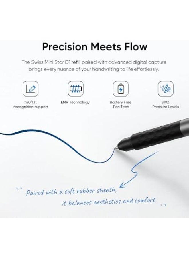 XP-PEN Note Plus Digital Notebook with Pen, Bluetooth Smart Writing Tablet, Wireless Notebook for Note-Taking, Sketching, Digital Art & Meetings - Image 4