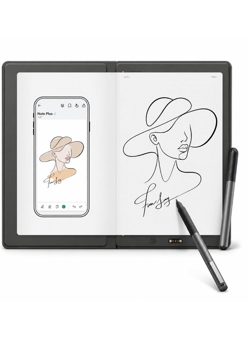 XP-PEN Note Plus Smart Digital Notebook with Pen, Bluetooth Phone Sync for Sketching, Note-Taking, Digital Art, Study & Meetings - Image 1