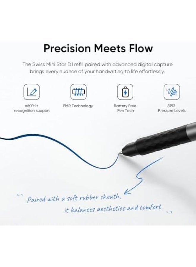 XP-PEN Note Plus Smart Digital Notebook with Pen, Bluetooth Phone Sync for Sketching, Note-Taking, Digital Art, Study & Meetings - Image 5