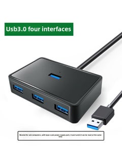 ماركة غير محددة USB3.0HUB 4 منافذ 3.0 موزع فاصل موسع ناقل الحركة عالي السرعة USB مقسم كمبيوتر - عدد الواجهات: الطول 0.25 متر  - Image 1
