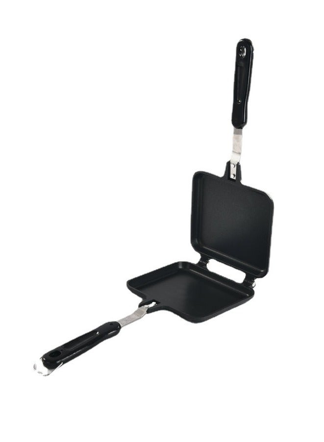 صينية خبز السندويتش غير لاصقة لصنع التوست للإفطار، مقلاة مزدوجة الوجه غير لاصقة للطهي المنزلي - Image 2