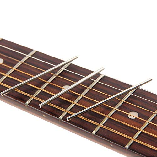 LGEGE 20 Pcs Acoustic Electric Guitar Frets, Fret Wire, Stainless Steel 2.0MM, Fret wire Set Chrome - Image 5
