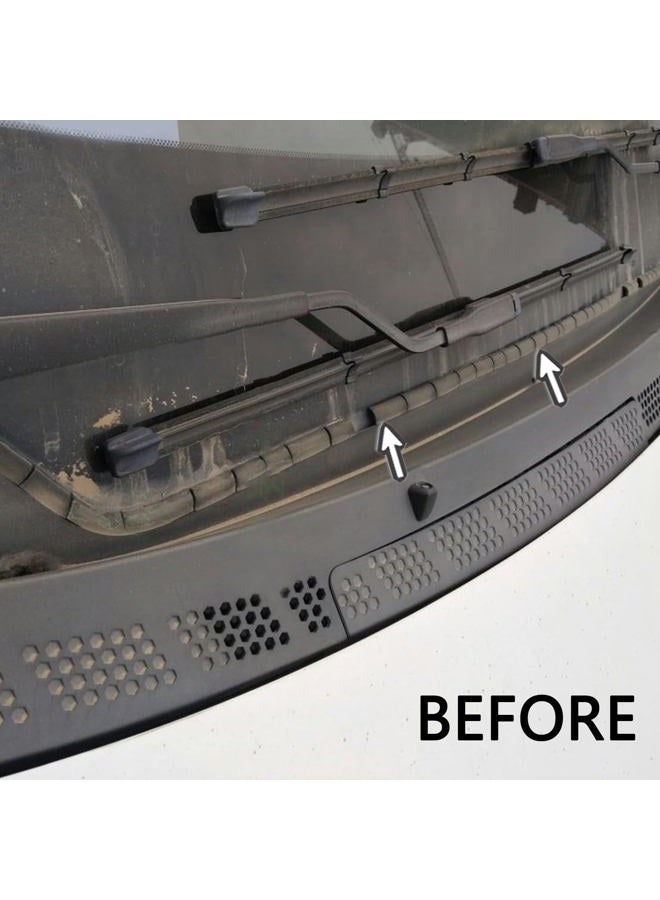 EdgeSeal شريط ختم مطاطي لزجاج السيارة الأمامي، 10 قدم/3 متر، شريط عازل عالمي للسيارات ذاتية اللصق لزجاج السيارة الأمامي - Image 4