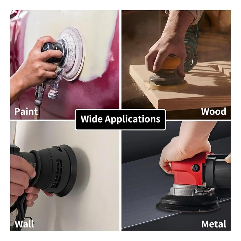 Mouse Sander Sandpaper 6-inch Sandpaper Discs, 180 Grit, Suitable for Automotive and Woodworking Industries. - Image 5