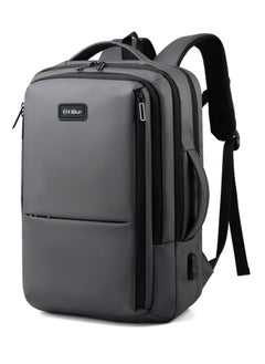 Premium Durable 16.5-inch Backpack Water Resistant Laptop Daypack with Built in USB Port and Multi Compartments for Travel/Business/College/School, HK2102 - GREY - pzsku/Z1F820B9C3BAF99803935Z/45/_/1737012983/823fd606-bbd9-40ff-82b8-385539f2ad3b