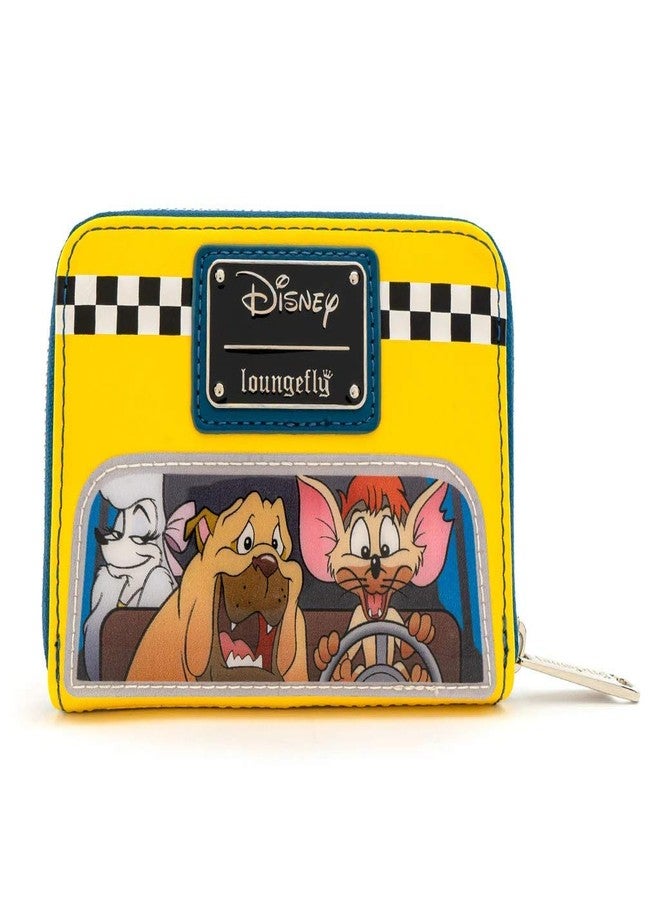 Loungefly x Disney Oliver and Company Taxi Ride Zip-Around Wallet (Blue/Yellow, One Size) - Image 2