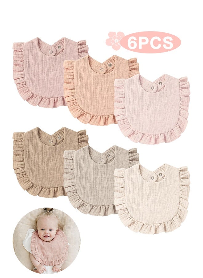 Sweet Life Baby Muslin Bibs Bandana Drool Bibs for Unisex Boys & Girls, Soft and Absorbent Cotton Teething Drooling Bib Set for Newborn Toddler - Image 1