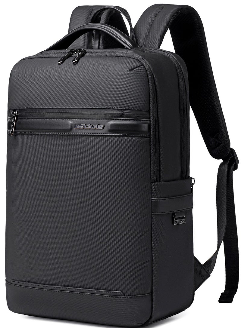 أركتيك هانتر B00872 تتميز حقيبة الظهر Arctic Hunter بتصميم مستطيل أنيق، مثالي لأماكن العمل والمكاتب. إنها الخيار الأمثل لحمل حاسوبك المحمول ومستنداتك بأمان، مع الحفاظ على مظهر أنيق واحترافي. - Image 1