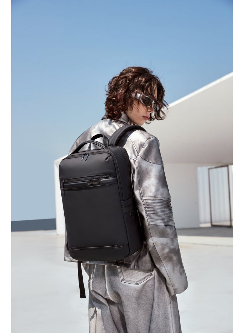 أركتيك هانتر B00872 تتميز حقيبة الظهر Arctic Hunter بتصميم مستطيل أنيق، مثالي لأماكن العمل والمكاتب. إنها الخيار الأمثل لحمل حاسوبك المحمول ومستنداتك بأمان، مع الحفاظ على مظهر أنيق واحترافي. - Image 3