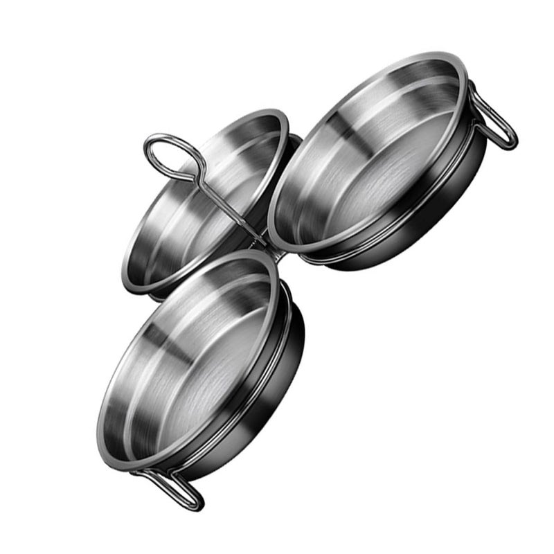 Heart Shaped 304 Stainless Steel Non Stick Egg Poacher Mold Set For Healthy Cooking - Image 2