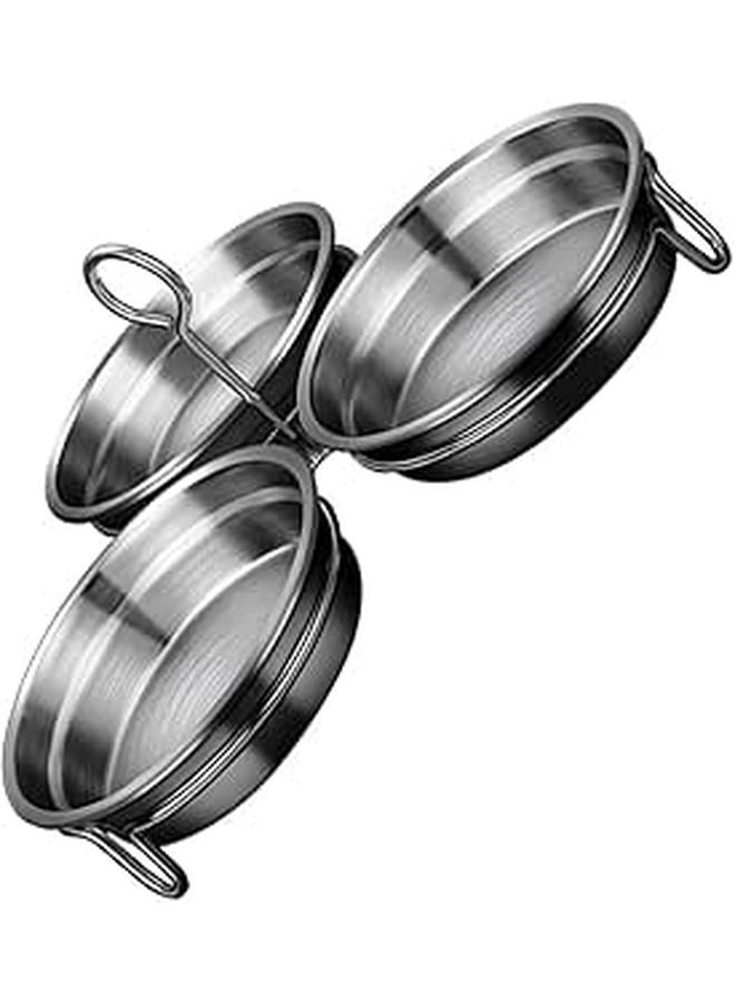Heart Shaped 304 Stainless Steel Non Stick Egg Poacher Mold Set For Healthy Cooking - Image 1