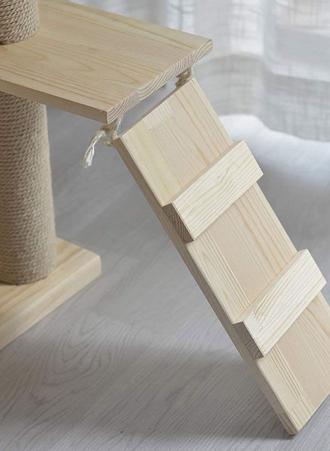 GoldenLike Cat Tree,Multi-Level Kitten Play House with Scratching Posts - Image 4