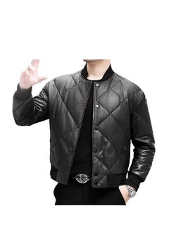 Generic Top leather (M12) mens Smooth Lamb Leather Jacket  - Image 3
