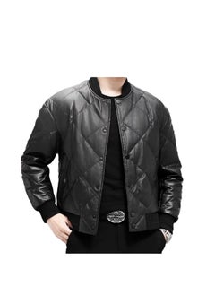 Generic Top leather (M12) mens Smooth Lamb Leather Jacket  - Image 4