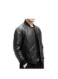 Generic Top leather (M12) mens Smooth Lamb Leather Jacket  - Image 5