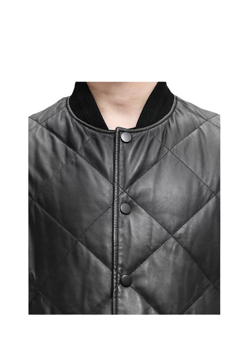 Generic - Top leather (M12) mens Smooth Lamb Leather Jacket - Image 1