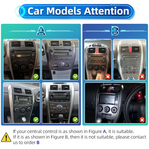 VECHTEL 5G WiFi Android 15 Car Stereo for Toyota Corolla 2009-2013 with Wireless Carplay Android Auto, 9 Inch Touch Screen Android Radio Support GPS/Bluetooth/FM/SWC/Backup Camera - Image 2