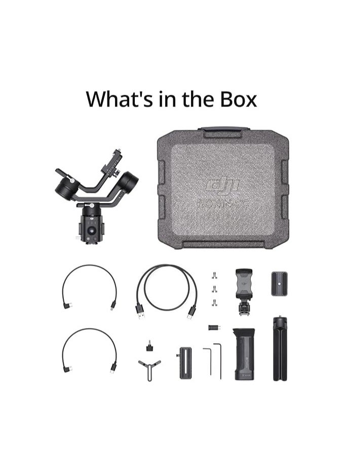 دي جي آي مثبت DJI Ronin-SC 3- AXIS Gimbal بيد واحدة للكاميرات بدون مرآة  - Image 2